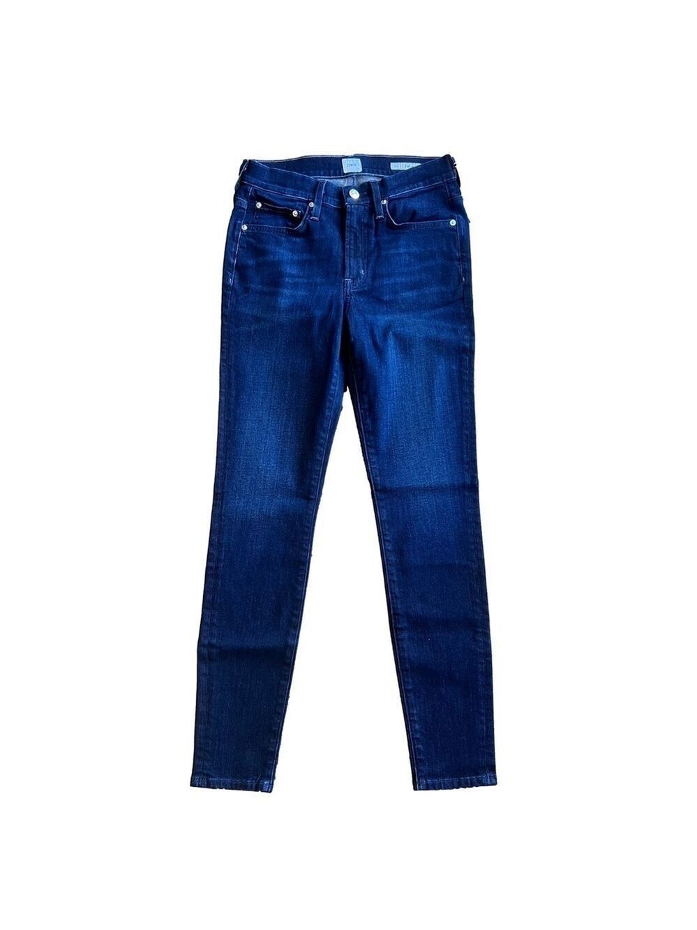 Edwin Pixie 9" Mid-Rise Skinny Blue Jeans Size 26 SKU#B24125